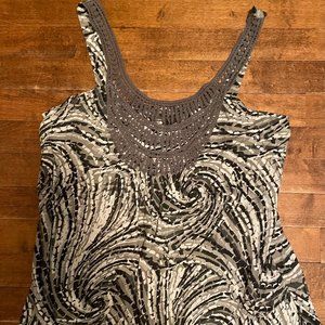 Prana Tank~Size Large~Beautiful detail